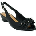 thumbnail image 1 of Comfortview Women's The Rider Leather-Like Slingback, 1 of 6