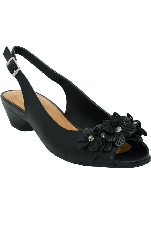 Women's The Rider Leather-Like Slingback