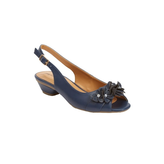 Comfortview Women's The Rider Leather-Like Slingback