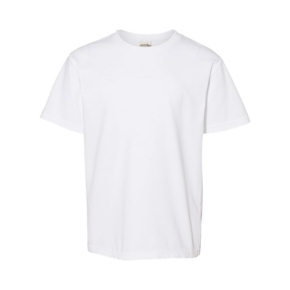 Comfortwash by Hanes B36900003 Garment-Dyed Youth T-Shirt, White - Small