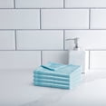 thumbnail image 1 of Comfy Bamboo World Single Ply 100% Cotton Towel Washcloth, Super Absorption Durable Soft and Gentle Touch Set of 4, 1 of 2