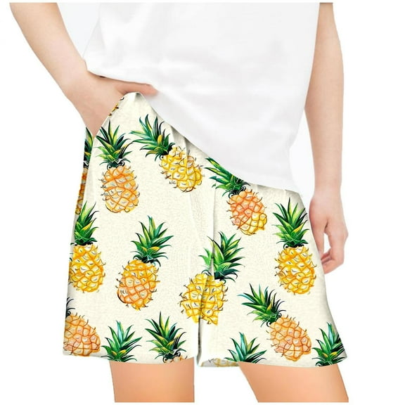 Comfy Boys Summer Beach Shorts Funny Printed Loose Board Shorts with Pocket Vacation Hawaiian Shorts 11T