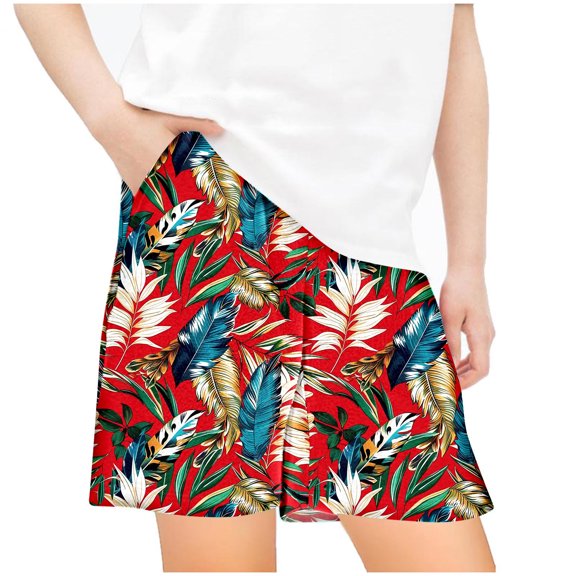 Comfy Boys Summer Beach Shorts Funny Printed Loose Board Shorts with Pocket Vacation Hawaiian Shorts 11T