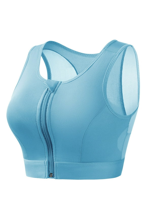 Comfy Bra Comfy Bras Sport Bra Bras for Women Wirefree Women for Running Zippered Sports Underwear with Padding No Steel Ring Yoga Beautiful Back Sports Bra