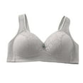 thumbnail image 1 of Comfy Bras Women Pullover Bra Feature V-Neck Strapless Bra Style W-506 Gray M, 1 of 8