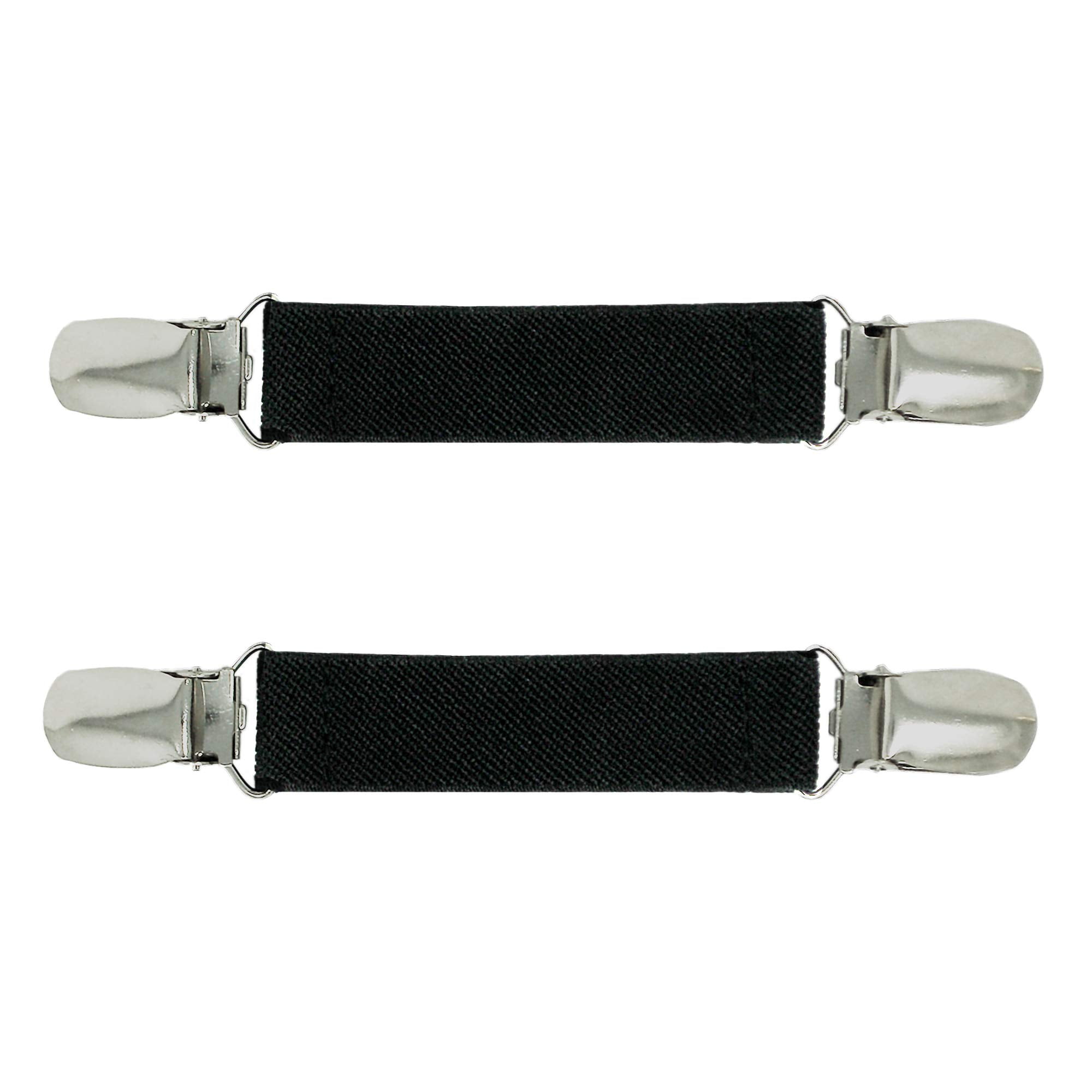 Comfy Clothiers Elastic Mitten Clips (Black) for Kids \u0026 Adults