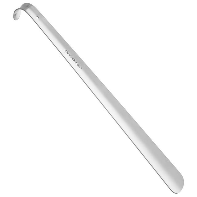 Comfy Clothiers Long Handled Metal Shoe Horn Heavy Duty (16.5inch