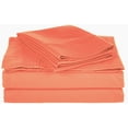 thumbnail image 1 of Comfy Cotton-Blend Sheet Set Coral / Twin XL, 1 of 1