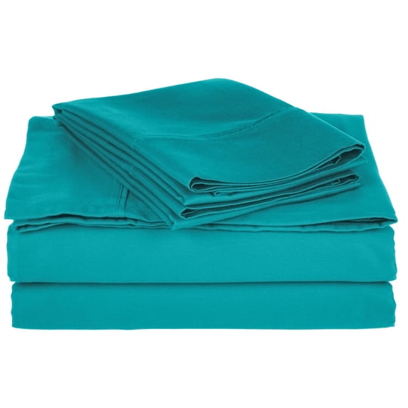 Comfy Cotton-Blend Sheet Set Teal / Split King