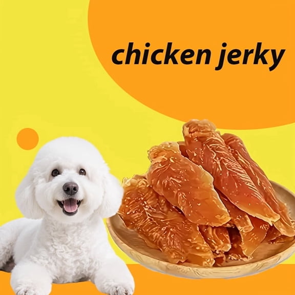 Comfy Cradle 100% Natural Dried Chicken Breast Dog Treats, High Protein & Grain-Free Chicken Jerky, 3.5 oz (100g)