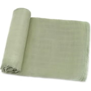 Comfy Cubs 1 Pack Muslin Swaddle Blankets - Receiving Blanket, Wrap for Boys and Girls Sage