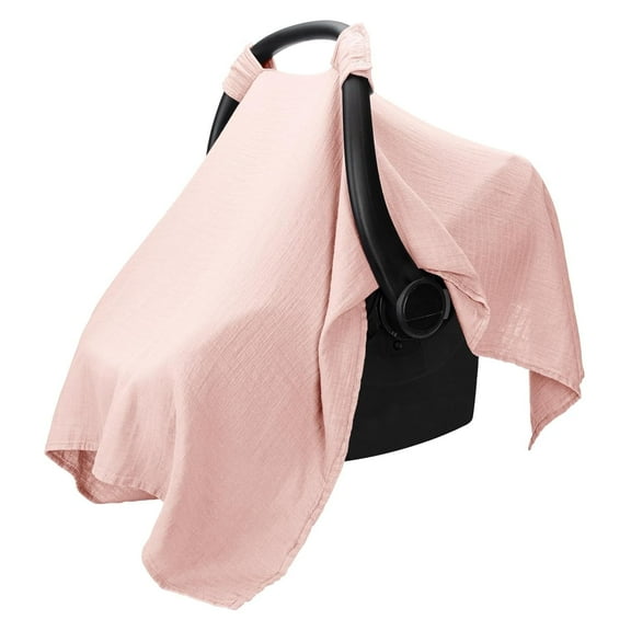 Comfy Cubs Baby Car Seat Cover - Soft, Breathable & Lightweight Large Car Seat Canopy, Lace