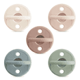 thumbnail image 1 of Comfy Cubs Baby Pacifier, 5 Pack - Breast-like, Soft Nipple Shape for Newborn, Multicolor Neutral, 1 of 7