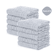 thumbnail image 1 of Comfy Cubs Baby Washcloths, Muslin Cotton Baby Towels, Large 10”x10” Wash Cloths (Slate, Pack of 10), 1 of 7