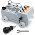 thumbnail image 1 of Comfy Cubs Busy Board Truck Toy Set - Montessori Activity Board for Kids 3+ - Pacific Blue, 1 of 6