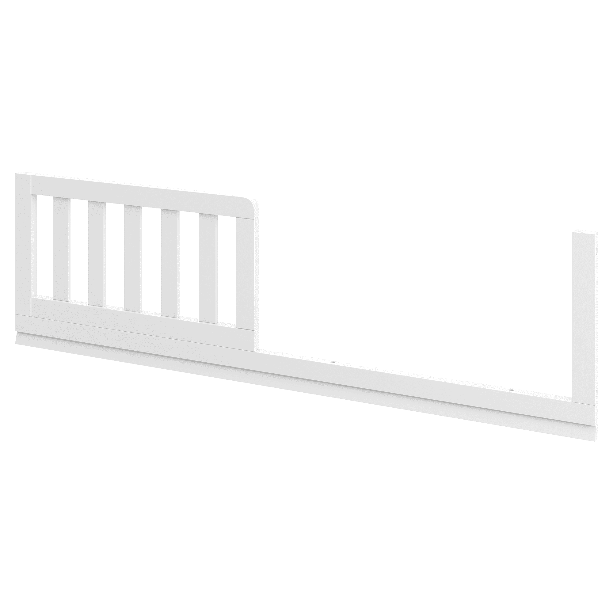 Comfy Cubs Crib Conversion Kit for Toddlers – Toddler Bed Guard Rail for Ages 15 Months+, White