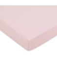thumbnail image 1 of Comfy Cubs Fitted Crib Sheet – 100% Cotton Baby Crib Mattress Sheet, Snug Fit (Pink, Pack of 1), 1 of 3