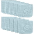 thumbnail image 1 of Comfy Cubs Muslin Burp Cloths - Large 100% Cotton Washcloths, 6 Layers (Sky Blue, 10-Pack, 20"X10"), 1 of 7