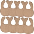 thumbnail image 1 of Comfy Cubs Muslin Cotton Baby Bibs, 8 Pack, Adjustable with Easy Snaps, Soft & Absorbent, Cedar, 1 of 7