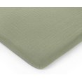 thumbnail image 1 of Comfy Cubs Muslin Fitted Bassinet Crib Sheet, Extra Soft 100% Muslin Cotton Bassinet Sheets (Sage), 1 of 7