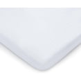 thumbnail image 1 of Comfy Cubs Muslin Fitted Bassinet Crib Sheet, Extra Soft 100% Muslin Cotton Bassinet Sheets (White), 1 of 7