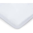 thumbnail image 1 of Comfy Cubs Muslin Fitted Bassinet Crib Sheet, Extra Soft 100% Muslin Cotton Bassinet Sheets (White), 1 of 3