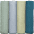 thumbnail image 1 of Comfy Cubs Muslin Swaddle Blankets - Neutral Receiving Blanket, Wrap for Boys & Girls (Sage, Pacific Blue, Fern, Neptune), 1 of 6