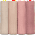 thumbnail image 1 of Comfy Cubs Muslin Swaddle Blankets - Neutral Receiving Blanket, Wrap for Boys & Girls (Cream, Blush, Bold Blush, Mauve), 1 of 5