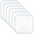 thumbnail image 1 of Comfy Cubs Organic Rayon Made from Bamboo Baby Washcloths, 6 Pack, Ultra-Soft Fabric (Blue), 1 of 2