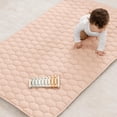 thumbnail image 1 of Comfy Cubs Play Mat, Rectangle (Small) 36” x 60” for Kids & Toddler, Non-Slip Bottom - Blush, 1 of 7