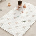 thumbnail image 1 of Comfy Cubs Play Mat, Rectangle (Small) 36” x 60” for Kids & Toddler, Non-Slip Bottom - Rainbow, 1 of 7