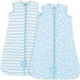 thumbnail image 1 of Comfy Cubs Sleep Bag, Sack for Baby, 2 Pack, for Boy and Girl, Newborns and Toddlers (Blue, Medium), 1 of 3