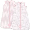 thumbnail image 1 of Comfy Cubs Sleep Bag, Sack for Baby, 2 Pack, for Boy and Girl, Newborns and Toddlers (Pink, Medium), 1 of 3