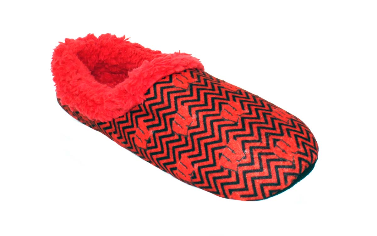 Comfy Feet Everything Comfy Wisconsin Badgers Chevron Slip On Slipper MD - image 1 of 1