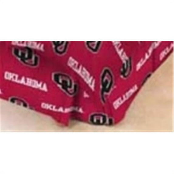 Comfy Feet OKLDRKG Oklahoma Printed Dust Ruffle King