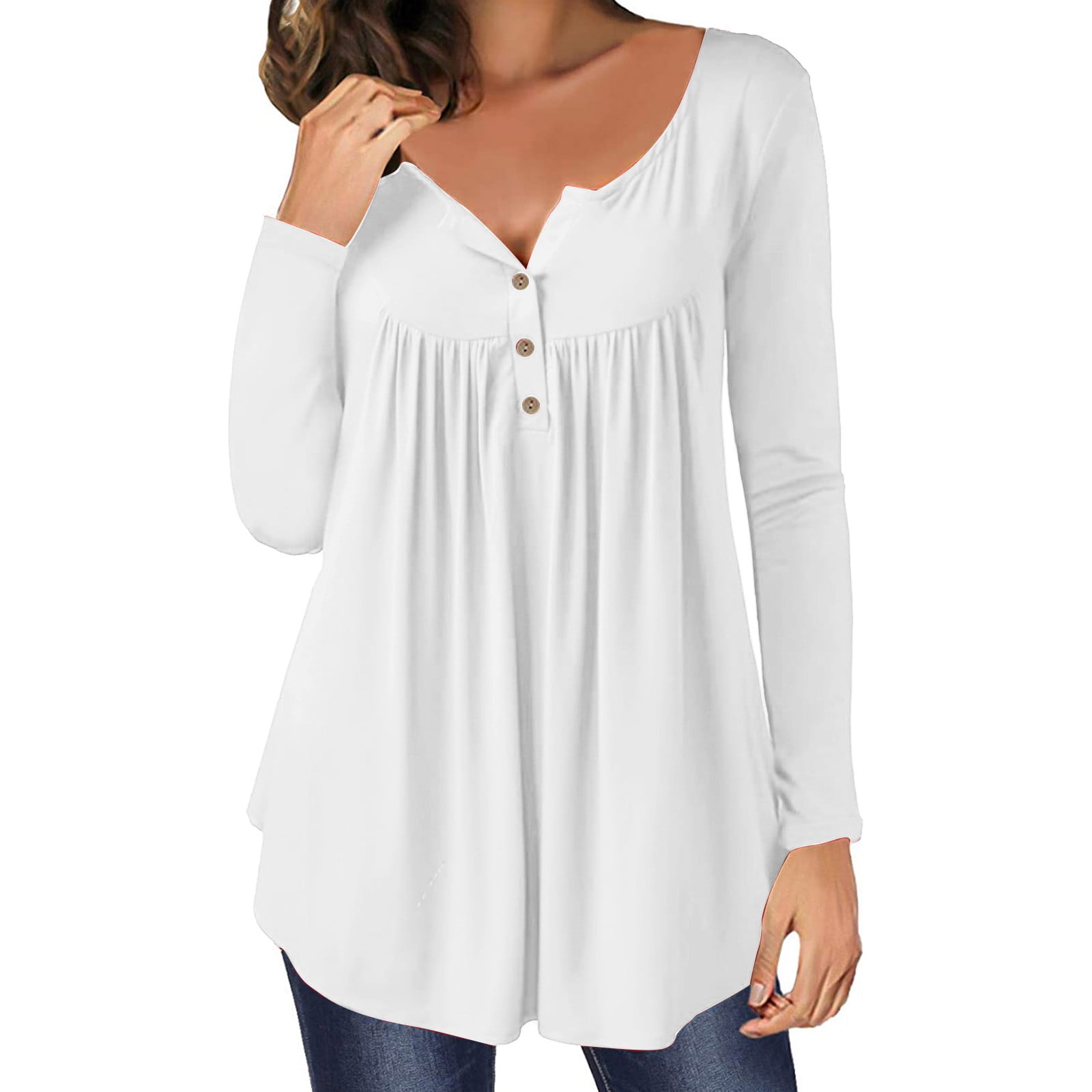 long white blouse tunic