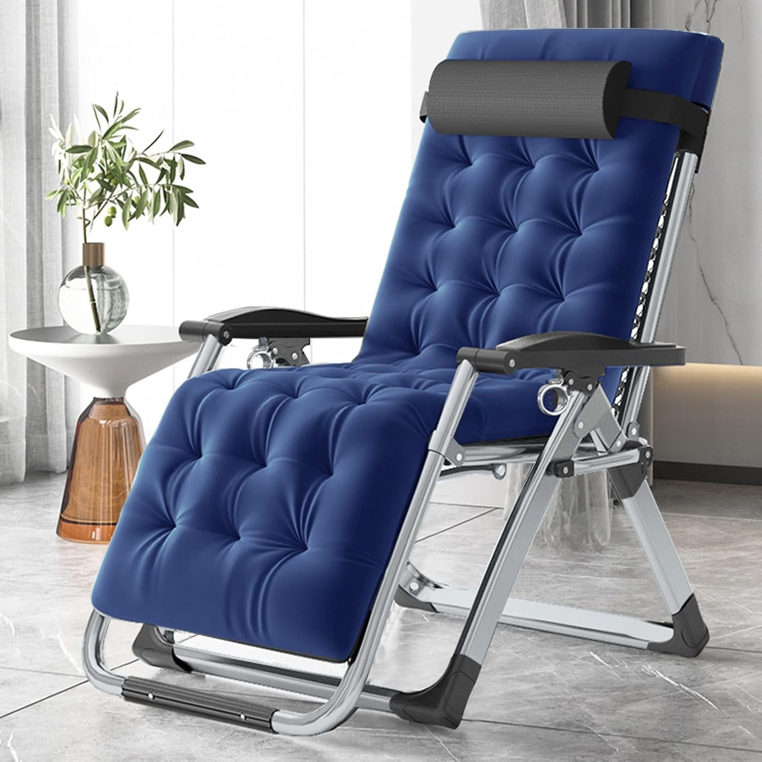 Comfy Folding Chair for Living Room, Foldable Recliner Chair Lounge ...