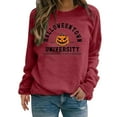 thumbnail image 1 of Comfy Halloweentown Sweatshirt T Shirt Vintage Halloween Sweatshirts For Women Or Men Graphic Red Hoodie Flannel Hoodies for Women, 1 of 4