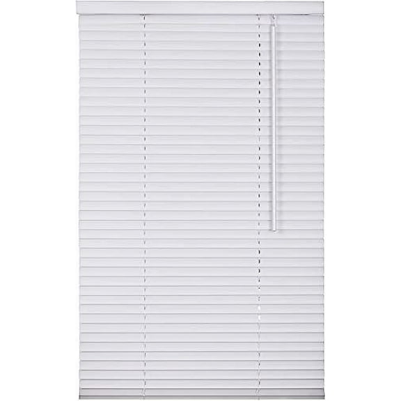 Comfy Hour Aluminum Magnetic Mini Blind, 25" x 68", White