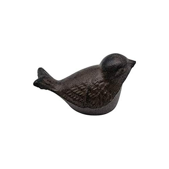 Comfy Hour Antique and Vintage Animal Collection Cast Iron 8" Bird Figurine, Brown, Indoor Outdoor Garden Decor