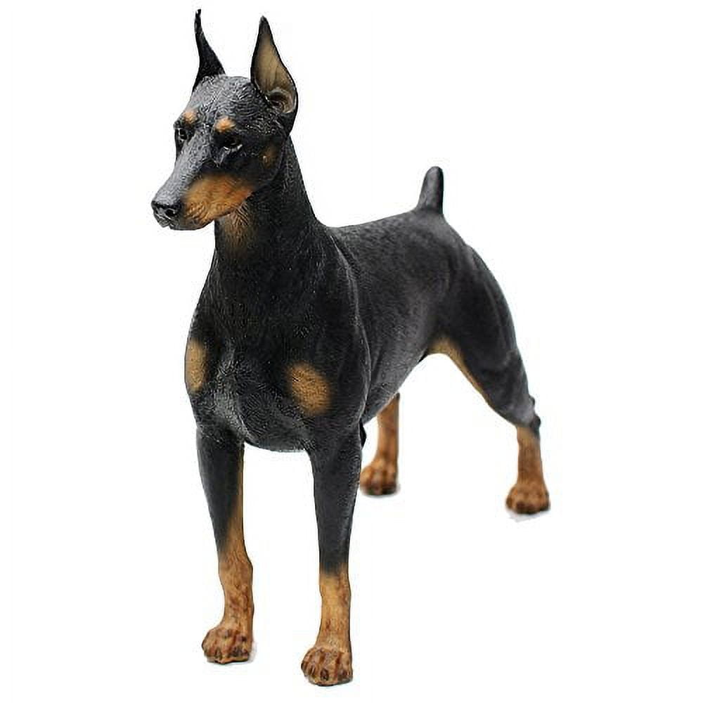 Buste Dobermann Non Coupé – Sculpture Miniature En Résine Bronze – Art Dog (FR)