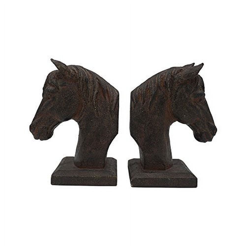 Comfy Hour Farmhouse Collection 5" Length 7" Height Set 2 Horse Head