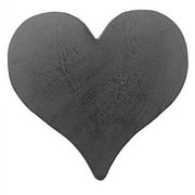Comfy Hour Rustic Style Collection Cast Iron Garden Stepping Stone - Heart