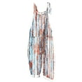 thumbnail image 1 of Comfy Jumpsuits for Women Linen Boho Jumpsuits for Women Loose Casual Summer Rompers Floral Rompers Wide Leg Bib Overall with Pockets Sleeveless Rompers for Women Dressy Orange M, 1 of 5