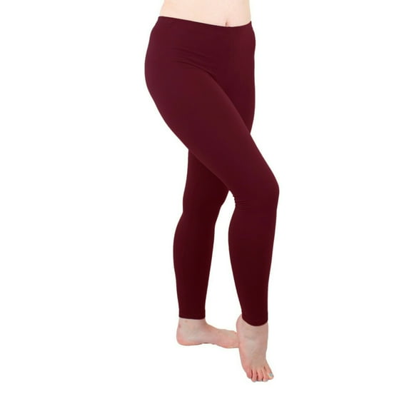 Comfy Lifestyle Fleece Leggings, Women's Soft Stretch Ankle Length Pants