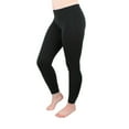 thumbnail image 1 of Comfy Lifestyle Fleece Leggings, Women's Soft Stretch Ankle Length Pants, 1 of 3
