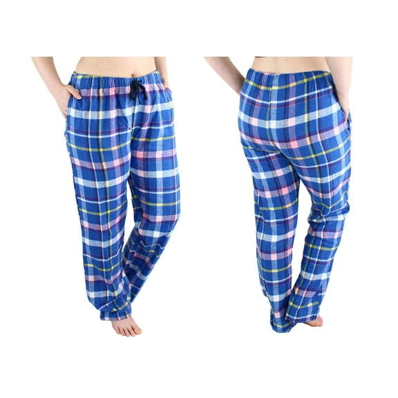 Comfy Lifestyle Pajama Pants Women's Flannel Sleep Bottoms Lightweight Lounge Pant with Pockets