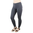 thumbnail image 1 of Comfy Lifestyle Women's Leggings Soft Microfiber Pull On Full Length Legging Pants, 1 of 3