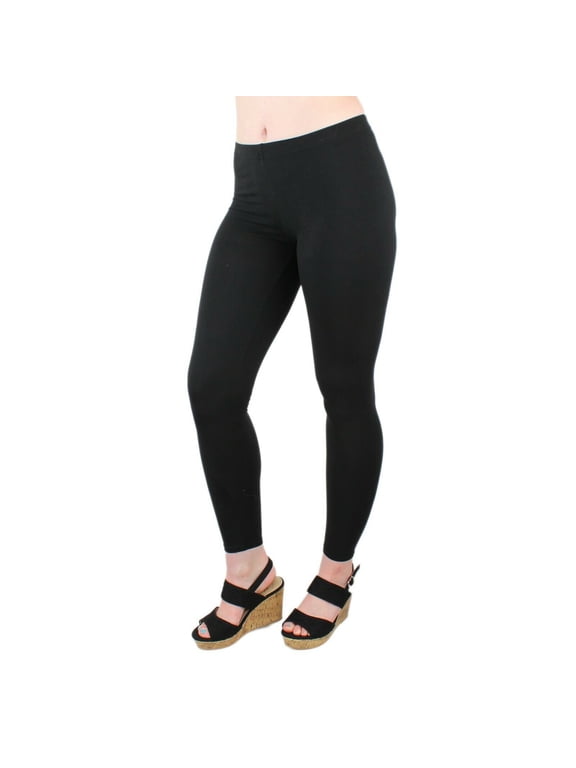 Women's Leggings Soft Microfiber Pull On Full Length Legging Pants