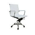thumbnail image 1 of Comfy Low Back White Office Chair, 1 of 1